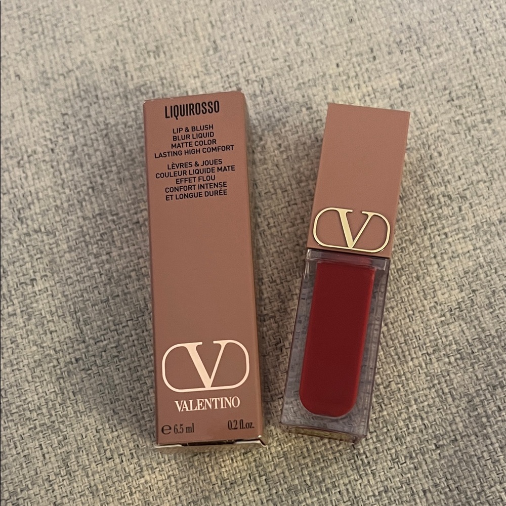 NEW Valentino 2 in 1 Soft Matte Liquid Lipstick & Blush